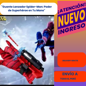 "Guante Lanzador Spider-Man: Poder de Superhéroe en Tu Mano"